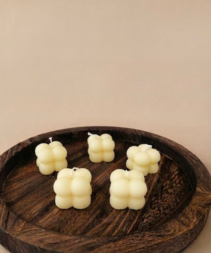 Mini bubbel kaars (Meerdere kleuren)
