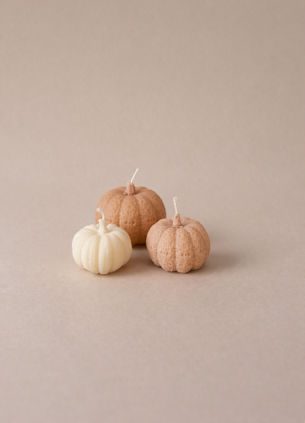 Pompoen - set van 3 Bruin