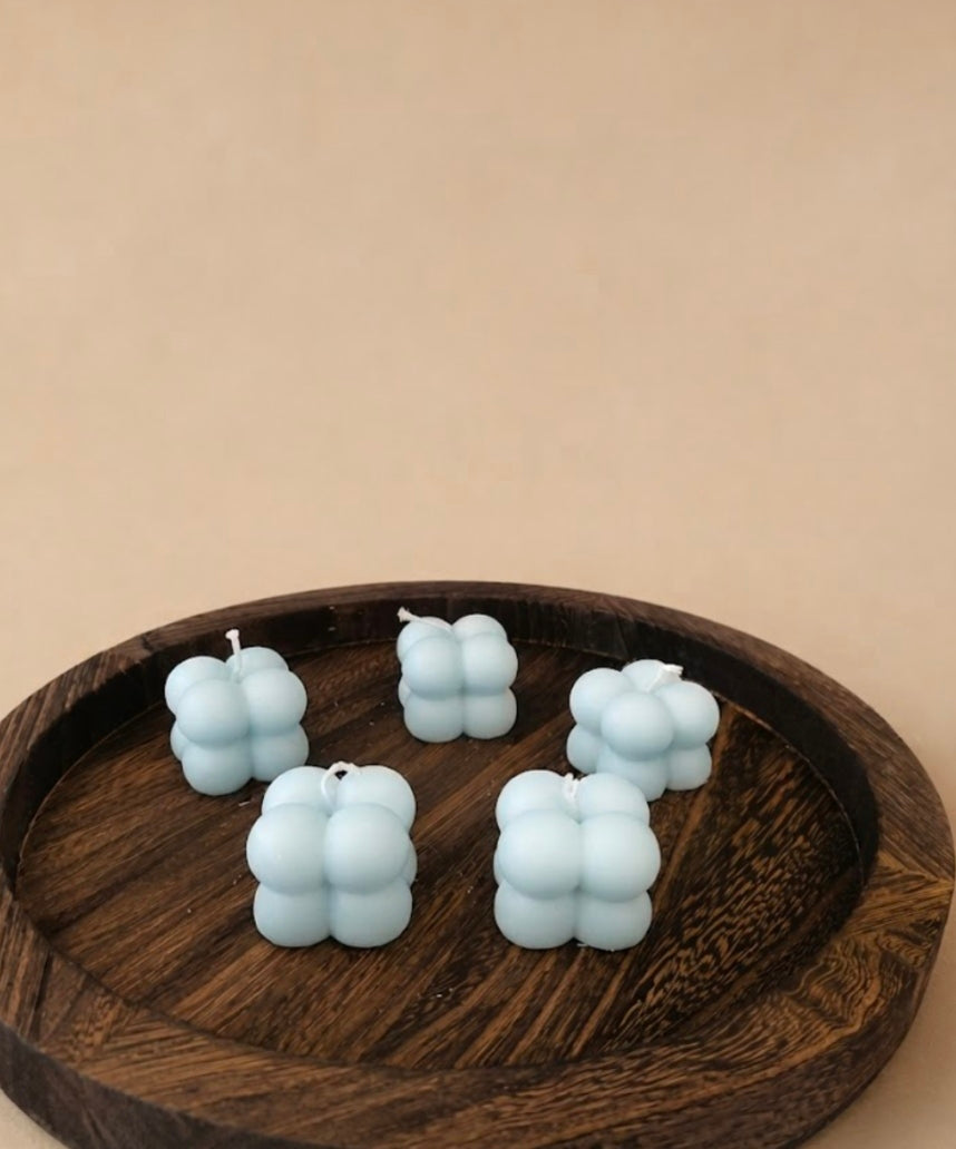 Mini bubbel kaars (Meerdere kleuren)