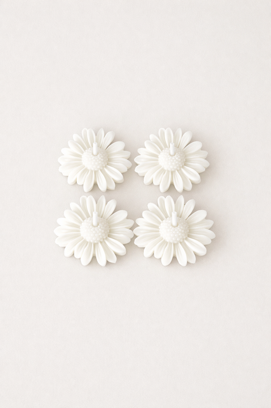 Madeliefjes - Witte set van 4