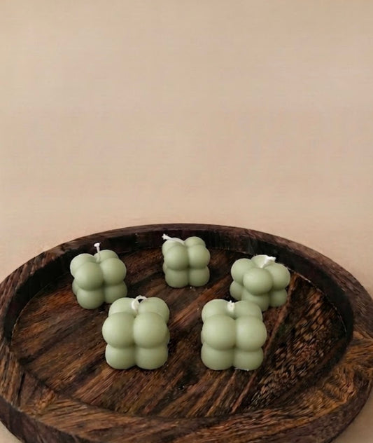Mini bubbel kaars (Meerdere kleuren)